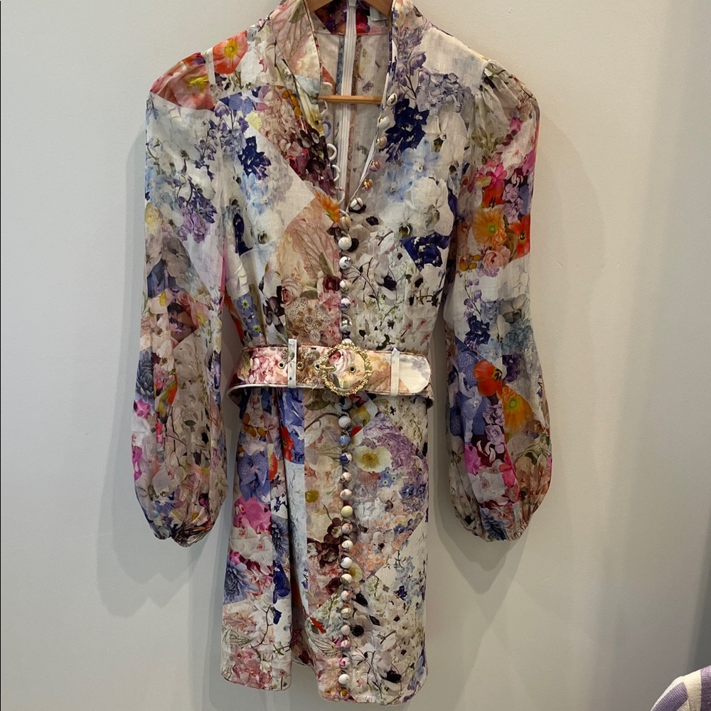 Zimmermann Multicolor Floral Dress